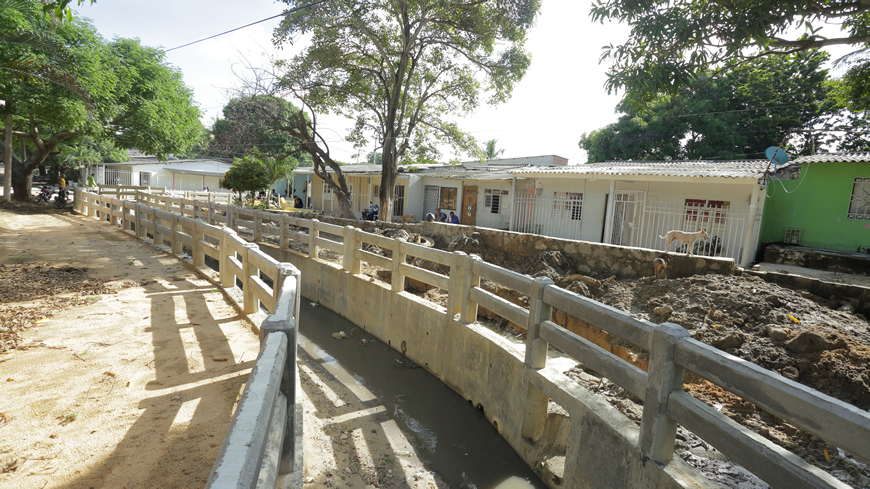 En un 93% avanzan obras de canalización de arroyo el Salao en Soledad