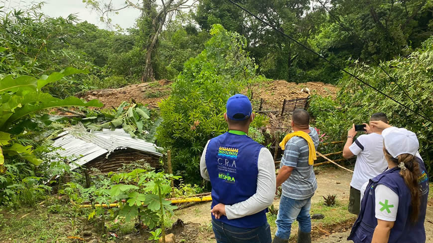 C.R.A. ACOMPAÑA ATENCIÓN DE EMERGENCIA EN PIOJÓ