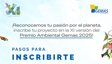 ¡Inscríbete en el Premio Gemas y sé parte del liderazgo ambiental! 