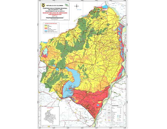 C.R.A PRESENTÓ MAPAS DE RIESGOS, PARA PLANIFICAR DESARROLLO DEL TERRITORIO