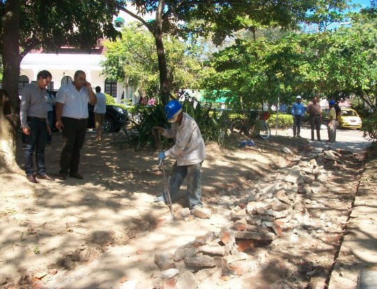INICIÓ RECUPERACIÓN DEL PARQUE SANTANDER