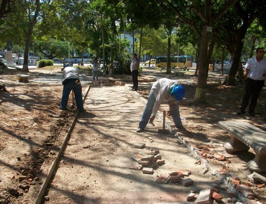 INICIÓ RECUPERACIÓN DEL PARQUE SANTANDER