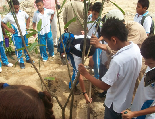 CRA Y EL HERALDO, EN CAMPAÑA DE SIEMBRA DE ARBOLES