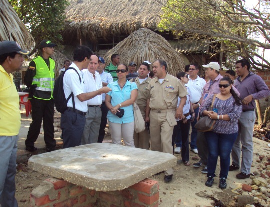 MINAMBIENTE Y CRA INSPECCIONARON PLAYAS Y CIENAGA DE MALLORQUIN