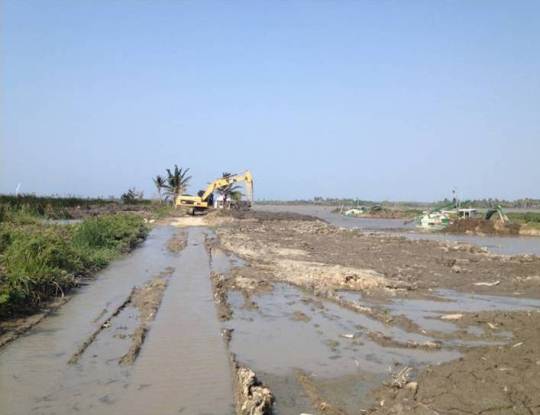 C.R.A AVANZA EN DRAGADO DE LOS CAÑOS  TRAMPOSOS Y LAS COMPAÑÍAS