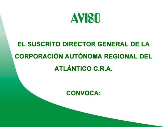 CONVOCATORIA PARA AUDIENCIA PÚBLICA