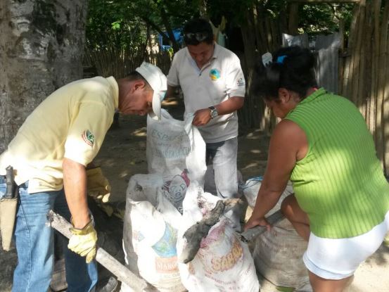 CRA Y COMUNIDAD REALIZARON JORNADA DE LIMPIEZA EN LURIZA, USIACURÍ