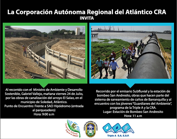 MAÑANA, MINISTRO DE AMBIENTE EN BARRANQUILLA‏