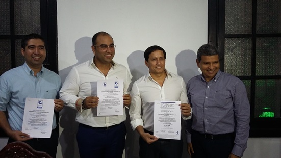 ICONTEC ENTREGO CERTIFICACIÓN INTERNACIONAL A LA CRA