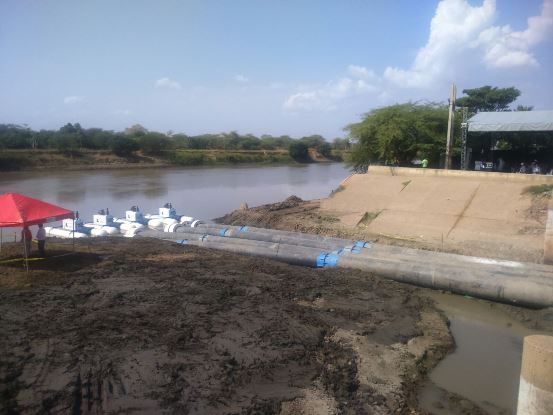 Embalse el Guajaro comienza a recibir agua del canal del Dique. CRA hará operación y mantenimiento
