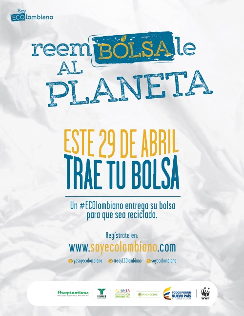 ¡Llegó el día del uso racional de la bolsa!