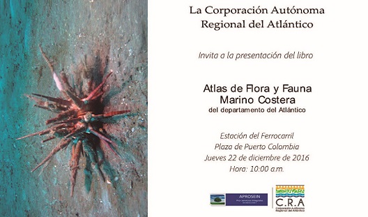 ATLAS DE FLORA Y FAUNA MARINO COSTERA, LA NUEVA PUBLICACIÓN DE LA C.R.A