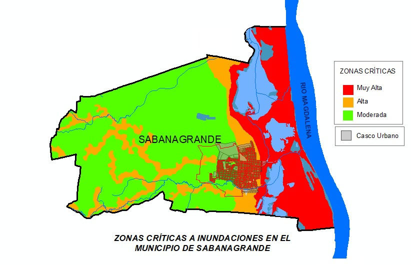 C.R.A. inspecciona puntos críticos en el Atlántico - Corporación Autónoma Regional del Atlántico | C.R.A - En el marco de sus competencias en el conocimiento y la prevención del riesgo de desastres, la Corporación Autónoma Regional del Atlántico - C.R.A., realiza recorridos con los alcaldes y  secretarios de los municipios de Sabanagrande, Campo de la Cruz, Repelón, Juan de Acosta, Baranda y Usiacurí, con el propósito de socializar los mapas de susceptibilidad de amenaza por inundación y remoción en masa, e identificar los puntos críticos que puedan ocasionar algún tipo de emergencia ante la llegada de la primera temporada de lluvias, asociada a la época de huracanes y la posibilidad de presencia en el territorio del fenómeno de La Niña, pronosticada para el segundo semestre del año.
