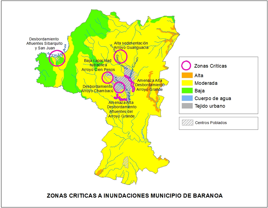 C.R.A. inspecciona puntos críticos en el Atlántico - Corporación Autónoma Regional del Atlántico | C.R.A - En el marco de sus competencias en el conocimiento y la prevención del riesgo de desastres, la Corporación Autónoma Regional del Atlántico - C.R.A., realiza recorridos con los alcaldes y  secretarios de los municipios de Sabanagrande, Campo de la Cruz, Repelón, Juan de Acosta, Baranda y Usiacurí, con el propósito de socializar los mapas de susceptibilidad de amenaza por inundación y remoción en masa, e identificar los puntos críticos que puedan ocasionar algún tipo de emergencia ante la llegada de la primera temporada de lluvias, asociada a la época de huracanes y la posibilidad de presencia en el territorio del fenómeno de La Niña, pronosticada para el segundo semestre del año.