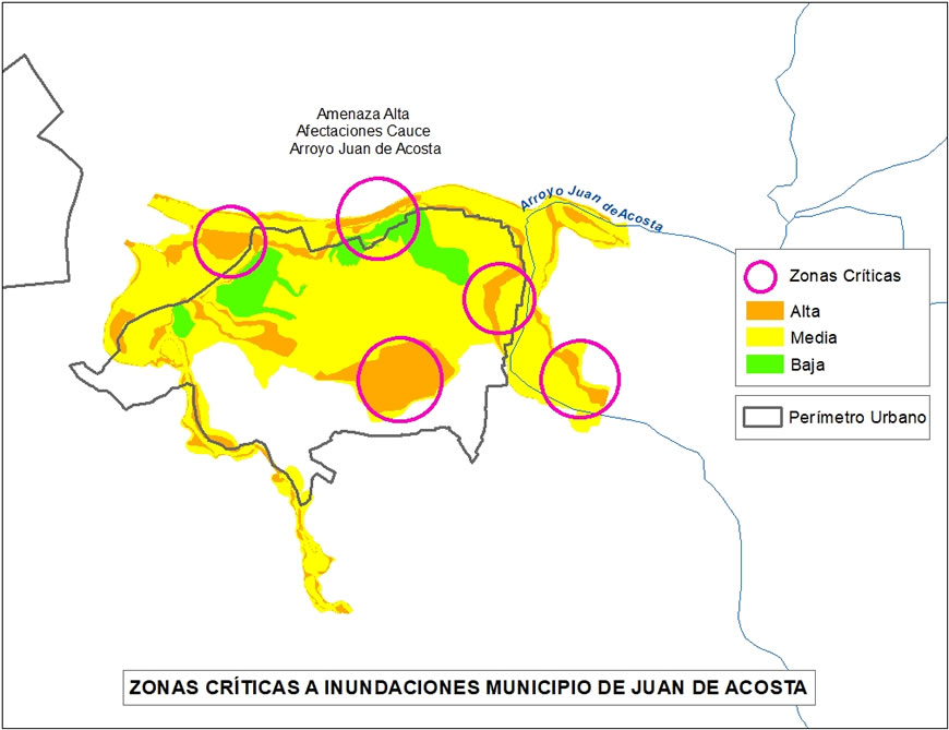 C.R.A. inspecciona puntos críticos en el Atlántico - Corporación Autónoma Regional del Atlántico | C.R.A - En el marco de sus competencias en el conocimiento y la prevención del riesgo de desastres, la Corporación Autónoma Regional del Atlántico - C.R.A., realiza recorridos con los alcaldes y  secretarios de los municipios de Sabanagrande, Campo de la Cruz, Repelón, Juan de Acosta, Baranda y Usiacurí, con el propósito de socializar los mapas de susceptibilidad de amenaza por inundación y remoción en masa, e identificar los puntos críticos que puedan ocasionar algún tipo de emergencia ante la llegada de la primera temporada de lluvias, asociada a la época de huracanes y la posibilidad de presencia en el territorio del fenómeno de La Niña, pronosticada para el segundo semestre del año.