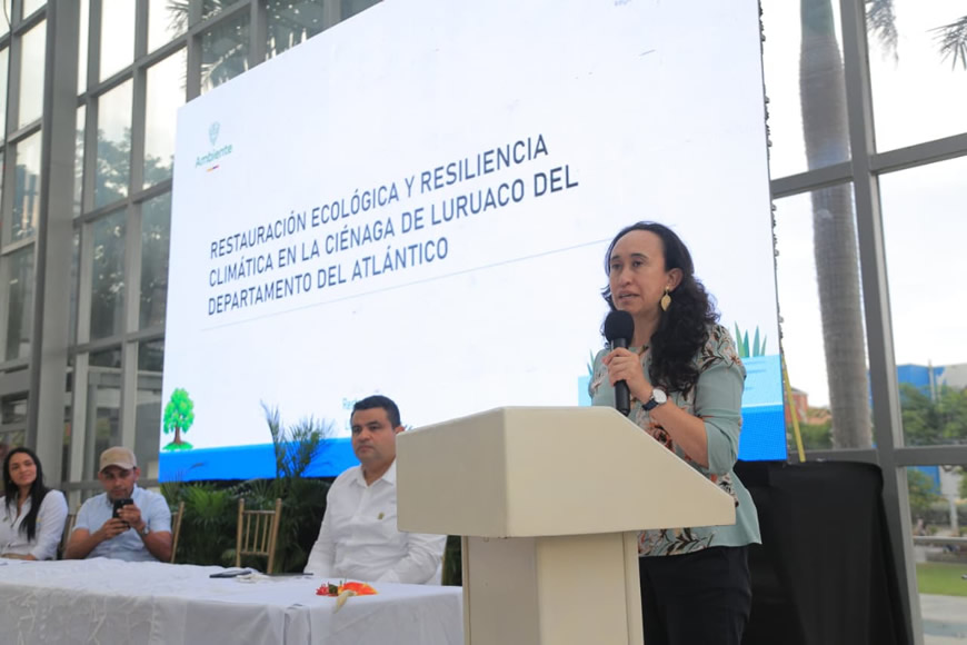 C.R.A. lanza proyecto para la restauración ecológica y resiliencia climática de la Ciénaga de Luruaco - Corporación Autónoma Regional del Atlántico | C.R.A -  