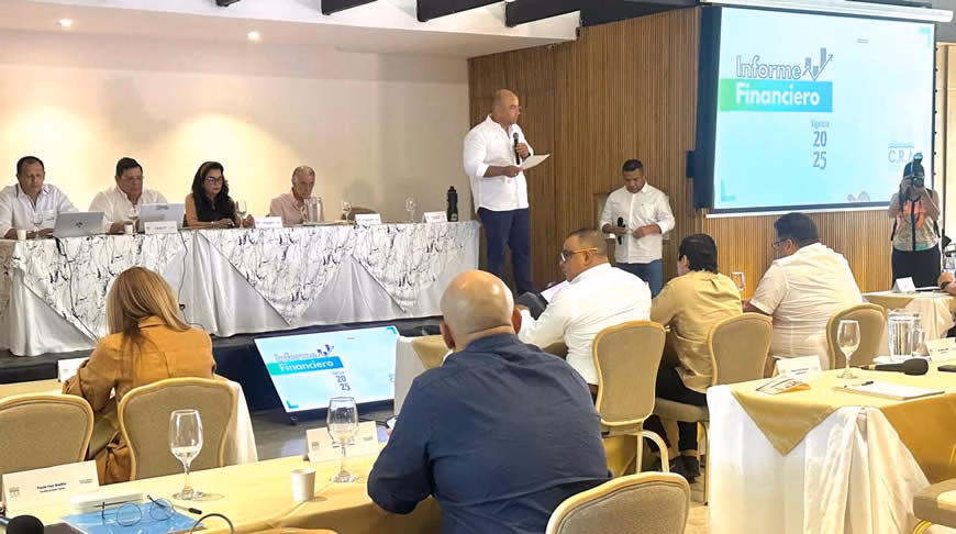 Asamblea Corporativa aprobó gestión de C.R.A vigencia 2025, con ejecución superior al 94 % 1 Asamblea Corporativa aprobó gestión de C.R.A vigencia 2025, con ejecución superior al 94 % - Corporación Autónoma Regional del Atlántico | C.R.A - La Corporación Autónoma Regional del Atlántico –C.R.A.– presentó ante la Asamblea Corporativa su Informe de Gestión 2025, destacando un avance físico del 93,56 % y una ejecución financiera del 94,06 % en el marco del Plan de Acción 2024–2027 “Por un Ambiente Sin Fronteras”.